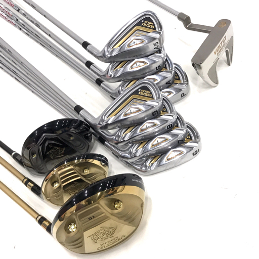 カタナ VOLTIO NINJA ドライバー 10° フレックス SR 含 フェアウェイウッド 3 他 アイアン 等 ゴルフクラブ まとめ